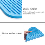 Tapis isolant en silicone épais et coloré de style européen, dessous de plat anti-brûlure, imperméable pour table et téléphone.