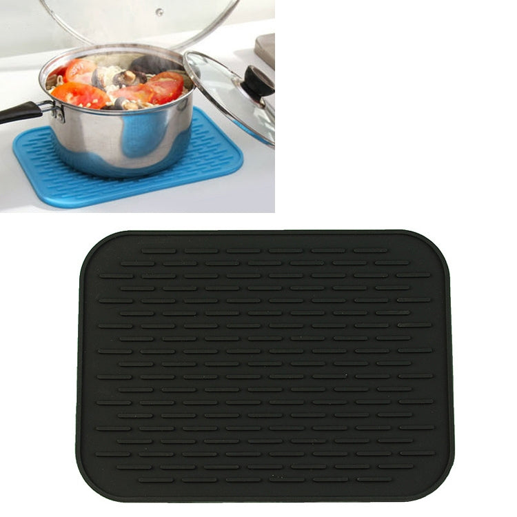 Tapis isolant en silicone épais et coloré de style européen, dessous de plat anti-brûlure, imperméable pour table et téléphone.