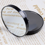 Miroir Grossissant Rond avec Ventouse Miroir de Maquillage 8,8 cm Miroir de Maquillage Grossissant, Noir Dix Fois, Noir Cinq Fois
