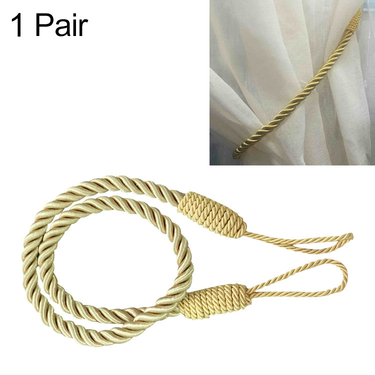 1 paire de sangles de rideau à remontage manuel, corde à rideau, sangles à pampilles de rideau