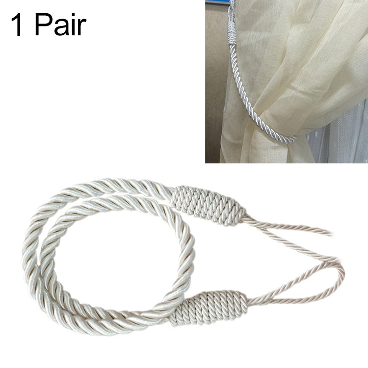 1 paire de sangles de rideau à remontage manuel, corde à rideau, sangles à pampilles de rideau