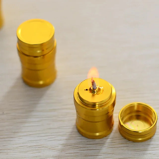 Lampe à alcool portable mini en métal pour le camping en extérieur et les laboratoires