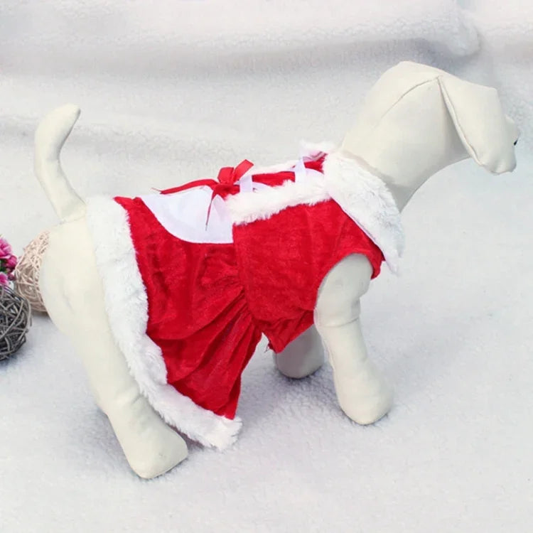 Vêtements de Noël pour chiens de petite taille, costume de Père Noël pour chiens, manteaux d'hiver pour animaux de compagnie, L, M, S, XS, XXS