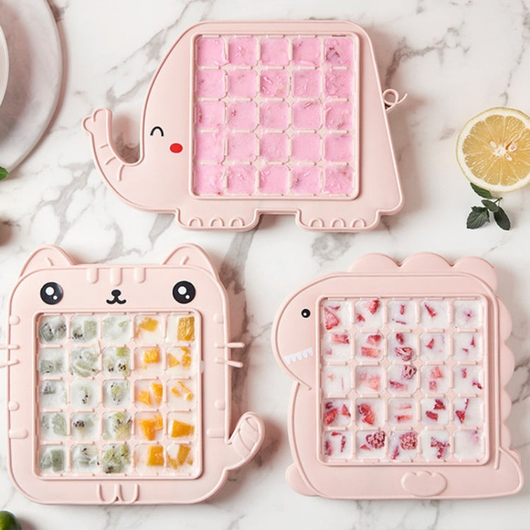 Moule à sucettes glacées DIY créatives d'été pour enfants, en forme d'animaux de dessins animés mignons, pour jus de fruits, Éléphant, Dinosaure, Chaton