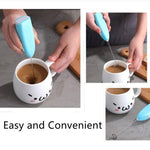 Batteur à œufs électrique portatif de cuisine, mini mixeur en acier inoxydable pour œufs, café, lait, thé