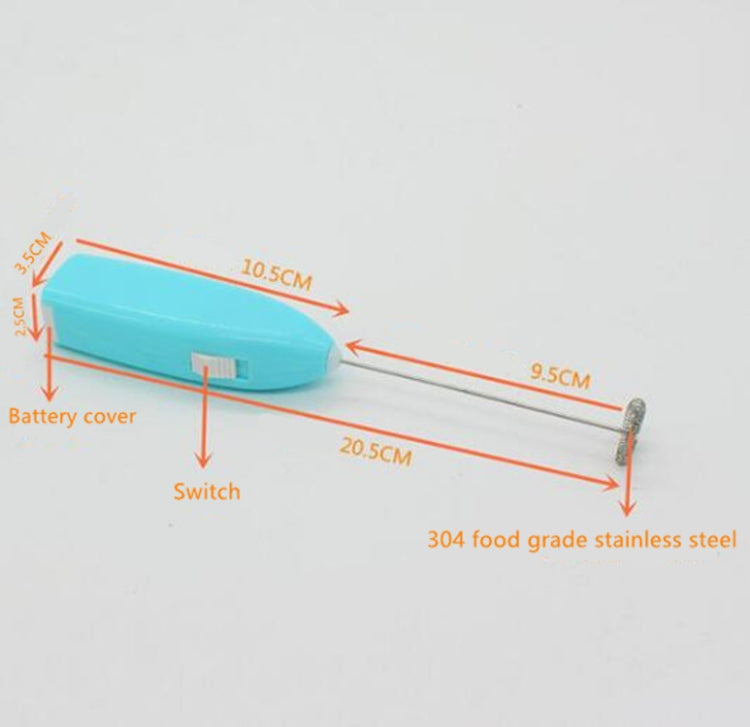Batteur à œufs électrique portatif de cuisine, mini mixeur en acier inoxydable pour œufs, café, lait, thé