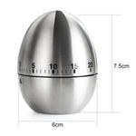 Minuteur mécanique œuf pour cuisine avec alarme 60 minutes en acier inoxydable, Outils de cuisine, Minuteur mécanique œuf