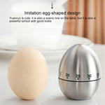 Minuteur mécanique œuf pour cuisine avec alarme 60 minutes en acier inoxydable, Outils de cuisine, Minuteur mécanique œuf
