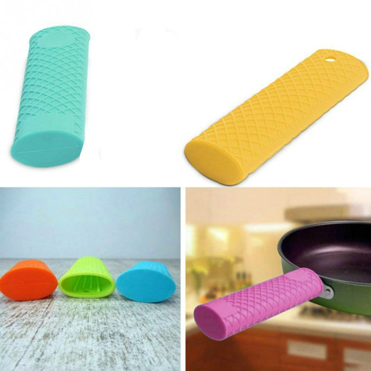 2 manchons de poignée de casserole en silicone épais et durable, multicolores, isolation thermique, antidérapants, souples