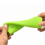 2 manchons de poignée de casserole en silicone épais et durable, multicolores, isolation thermique, antidérapants, souples