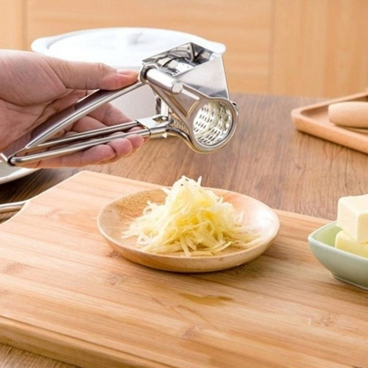 Râpe à Fromage Manuelle Rotative en Acier Inoxydable, avec 3-4 trous, avec 7-8 trous, avec 9-10 trous, avec flocons