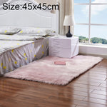 Tapis de luxe rectangulaire/carré en fausse laine de mouton douce et moelleuse, 80x180cm, 45x45cm, 100x180cm, 55x55cm
