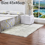 Tapis de luxe rectangulaire/carré en fausse laine de mouton douce et moelleuse, 80x180cm, 45x45cm, 100x180cm, 55x55cm