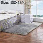 Tapis de luxe rectangulaire/carré en fausse laine de mouton douce et moelleuse, 80x180cm, 45x45cm, 100x180cm, 55x55cm