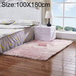 Tapis de luxe rectangulaire/carré en fausse laine de mouton douce et moelleuse, 80x180cm, 45x45cm, 100x180cm, 55x55cm