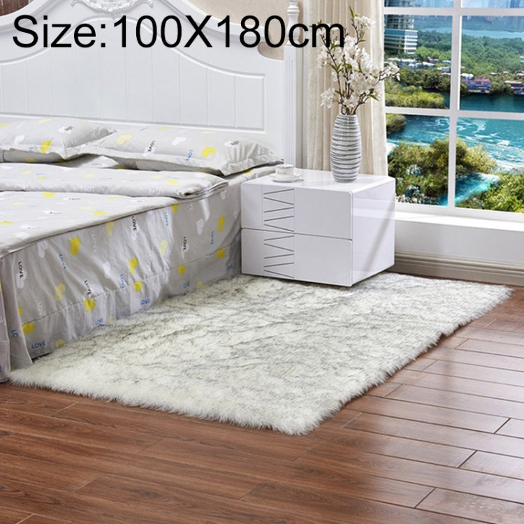 Tapis de luxe rectangulaire/carré en fausse laine de mouton douce et moelleuse, 80x180cm, 45x45cm, 100x180cm, 55x55cm