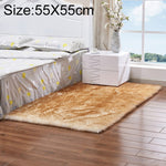 Tapis de luxe rectangulaire/carré en fausse laine de mouton douce et moelleuse, 80x180cm, 45x45cm, 100x180cm, 55x55cm