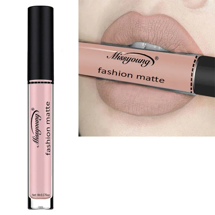 Rouge à Lèvres Liquide Mat Maquillage Crayon à Lèvres Imperméable Longue Tenue Rouge à Lèvres Mat Beauté, 1, 2, 3, 4, 5, 6, 7, 8, 9, 10, 11, 12, 13, 14, 15, 16, 17, 18