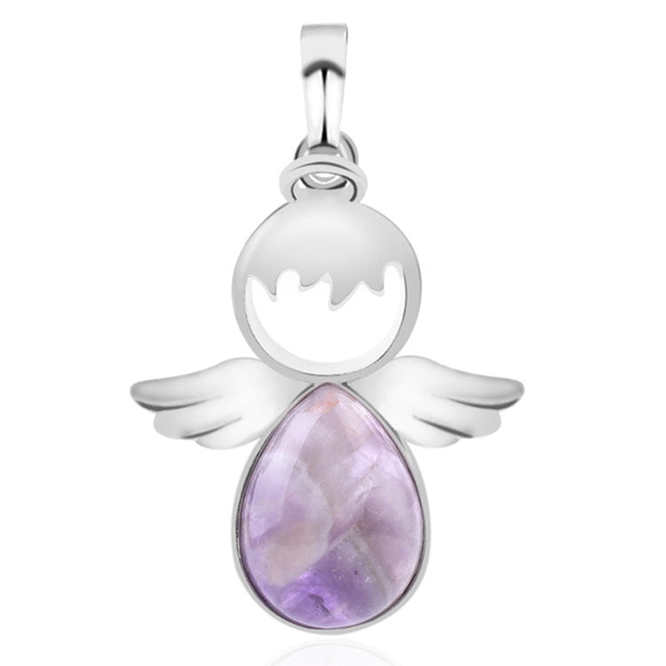 Colliers Pendentifs Ailes d'Ange en Pierres Naturelles pour Femmes