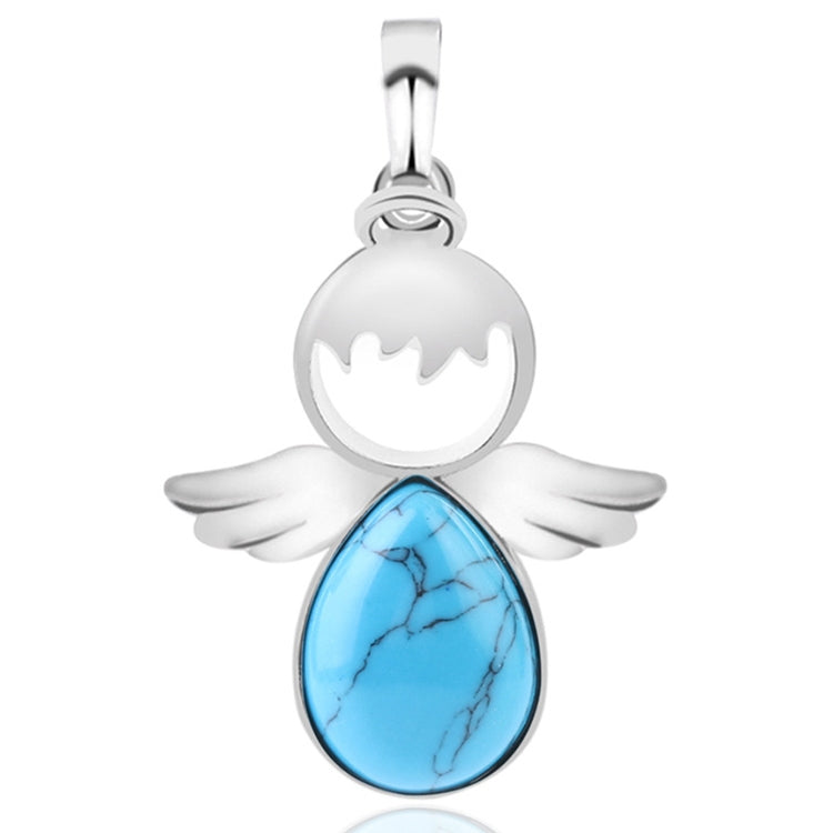 Colliers Pendentifs Ailes d'Ange en Pierres Naturelles pour Femmes