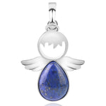 Colliers Pendentifs Ailes d'Ange en Pierres Naturelles pour Femmes