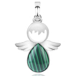 Colliers Pendentifs Ailes d'Ange en Pierres Naturelles pour Femmes
