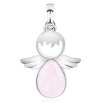 Colliers Pendentifs Ailes d'Ange en Pierres Naturelles pour Femmes