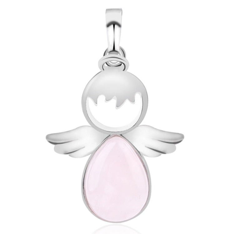 Colliers Pendentifs Ailes d'Ange en Pierres Naturelles pour Femmes