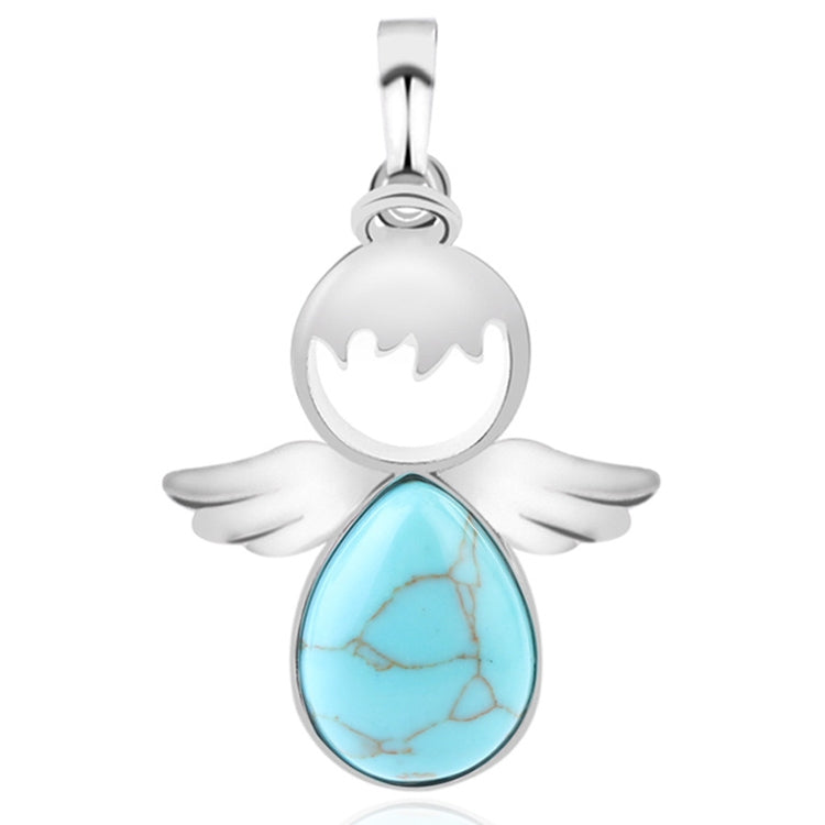 Colliers Pendentifs Ailes d'Ange en Pierres Naturelles pour Femmes