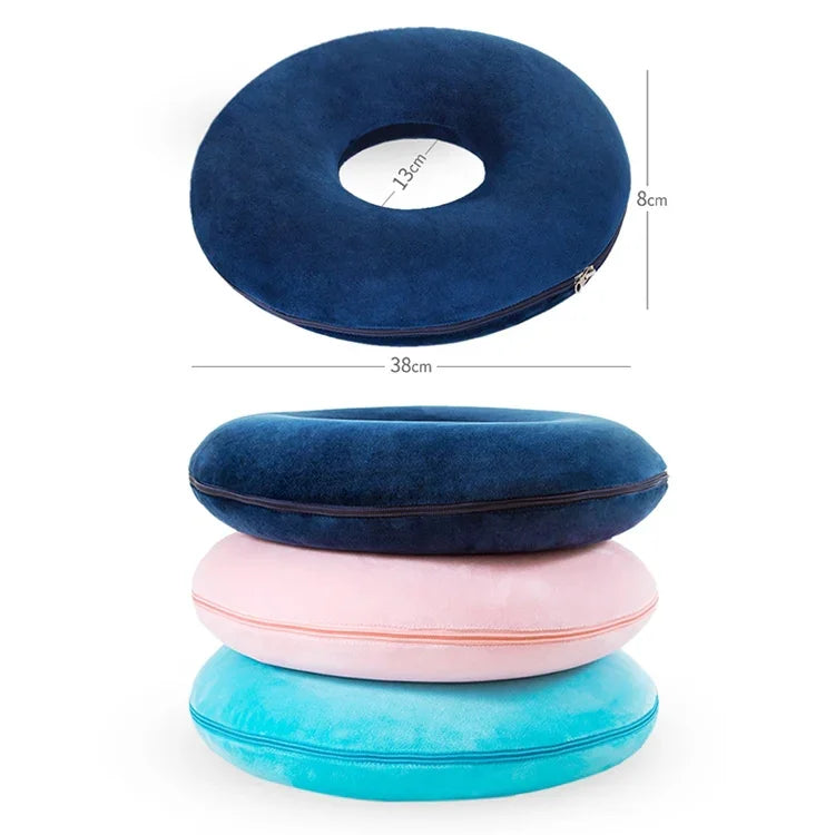 Coussin anti-escarres en mousse à mémoire, coussin circulaire pour chaise