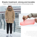 Bottes de pluie portables antidérapantes réutilisables en PVC imperméable, 31