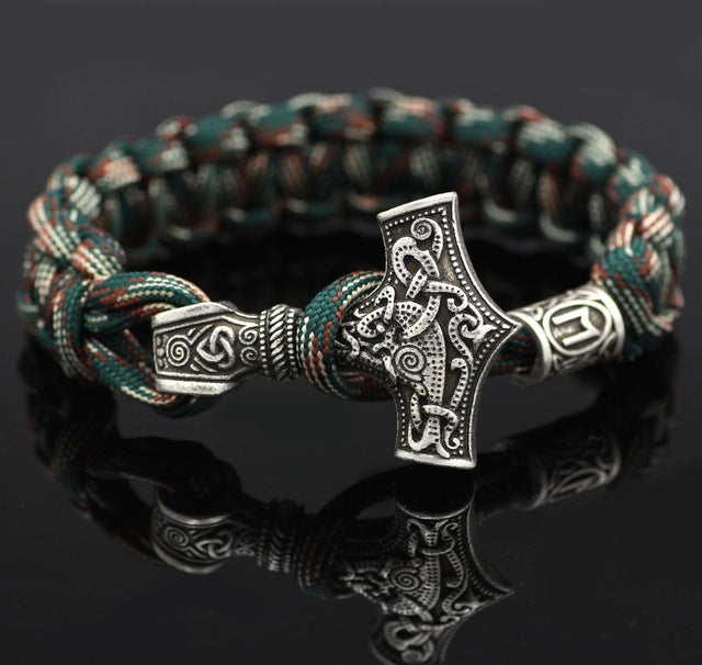 Bijoux Raytheon Bracelet Bijoux Thor Poignée Tressée