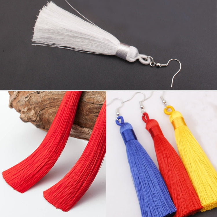 3 paires de boucles d'oreilles longues à pampilles de style bohème pour femme, noir, bleu, jaune, violet, rouge, rose, blanc, multicolore, rouge vin, rose rouge, vert, gris, café foncé, café