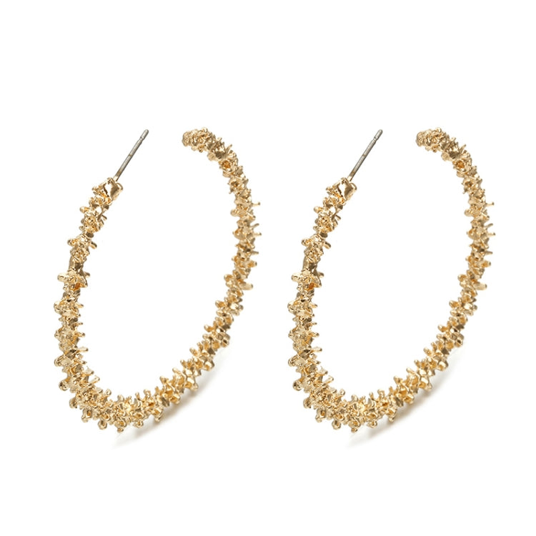 Boucles d'oreilles rondes vintage, bijoux pour femmes, or, blanc
