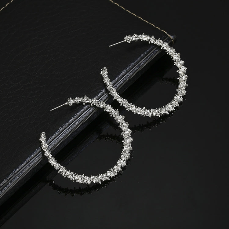 Boucles d'oreilles rondes vintage, bijoux pour femmes, or, blanc