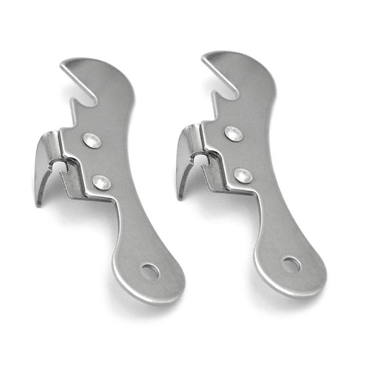 Décapsuleur ouvre-boîte multifonctionnel en acier inoxydable, 2 pièces, décapsuleur en acier inoxydable