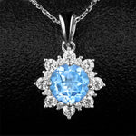 Ensemble de bijoux en pierres précieuses en forme de neige pour femmes, 3 pièces/ensemble, 6, 7, 8, 9, 10