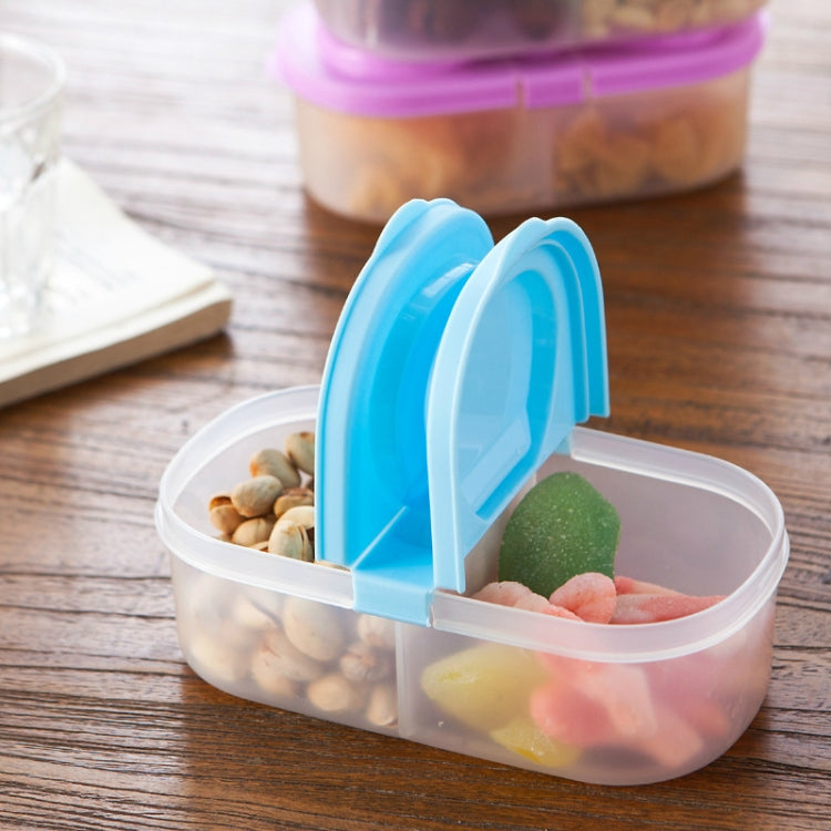 Boîte à repas Contenant alimentaire en plastique portable pour camping pique-nique pliable boîte de rangement pour fruits, réfrigérateur, micro-ondes