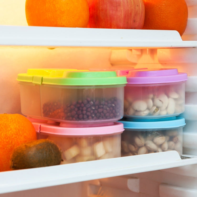 Boîte à repas Contenant alimentaire en plastique portable pour camping pique-nique pliable boîte de rangement pour fruits, réfrigérateur, micro-ondes