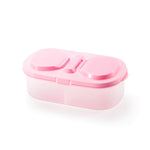 Boîte à repas Contenant alimentaire en plastique portable pour camping pique-nique pliable boîte de rangement pour fruits, réfrigérateur, micro-ondes