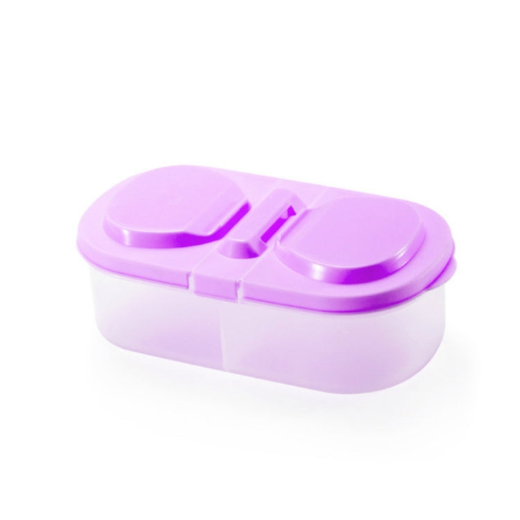 Boîte à repas Contenant alimentaire en plastique portable pour camping pique-nique pliable boîte de rangement pour fruits, réfrigérateur, micro-ondes