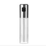 Bouteille vaporisateur à pompe en verre et acier inoxydable pour huile d'olive, sauce, vinaigre, distributeur d'huile