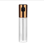 Bouteille vaporisateur à pompe en verre et acier inoxydable pour huile d'olive, sauce, vinaigre, distributeur d'huile