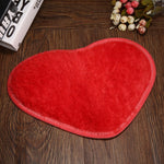 Tapis de bain antidérapant en forme de cœur, Tapis de cuisine Décoration intérieure, 70*80CM