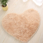Tapis de bain antidérapant en forme de cœur, Tapis de cuisine Décoration intérieure, 70*80CM