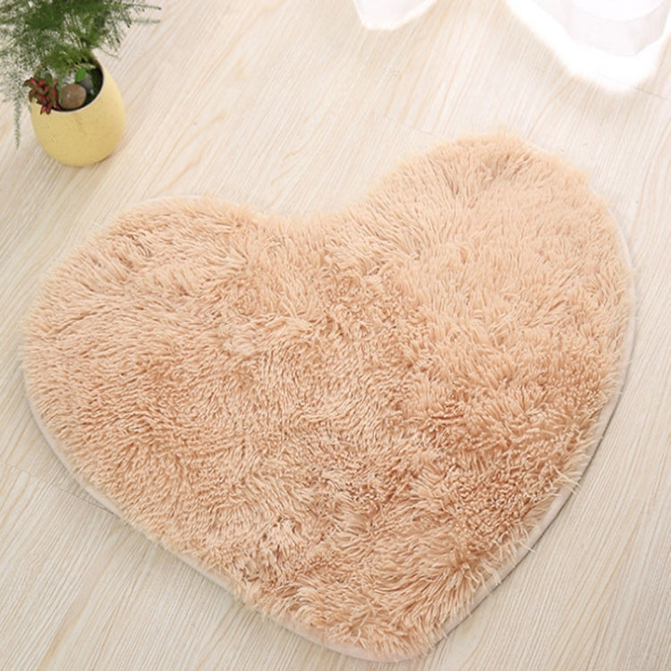 Tapis de bain antidérapant en forme de cœur, Tapis de cuisine Décoration intérieure, 70*80CM