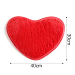 Tapis de Bain Antidérapant en Forme de Cœur, Tapis de Cuisine Décoration Maison, 30*40CM, 40*50CM, 50*60CM, 60*70CM