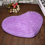 Tapis de Bain Antidérapant en Forme de Cœur, Tapis de Cuisine Décoration Maison, 30*40CM, 40*50CM, 50*60CM, 60*70CM