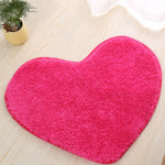 Tapis de Bain Antidérapant en Forme de Cœur, Tapis de Cuisine Décoration Maison, 30*40CM, 40*50CM, 50*60CM, 60*70CM