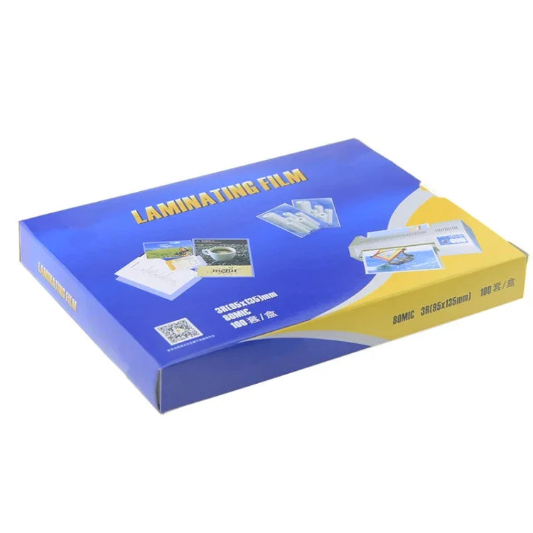 Film de plastification transparent 100 pcs / paquet 3 pouces 80 microns, film plastique 3 pouces 80 microns
